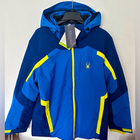Spyder Jackets & Coats Nwts Spyder Mens Guardian Insulated Ski Jacket Old Glory Xxl Poshmark
